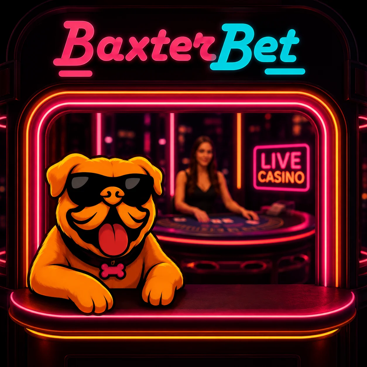 Stoliki na żywo i game shows w BaxterBet